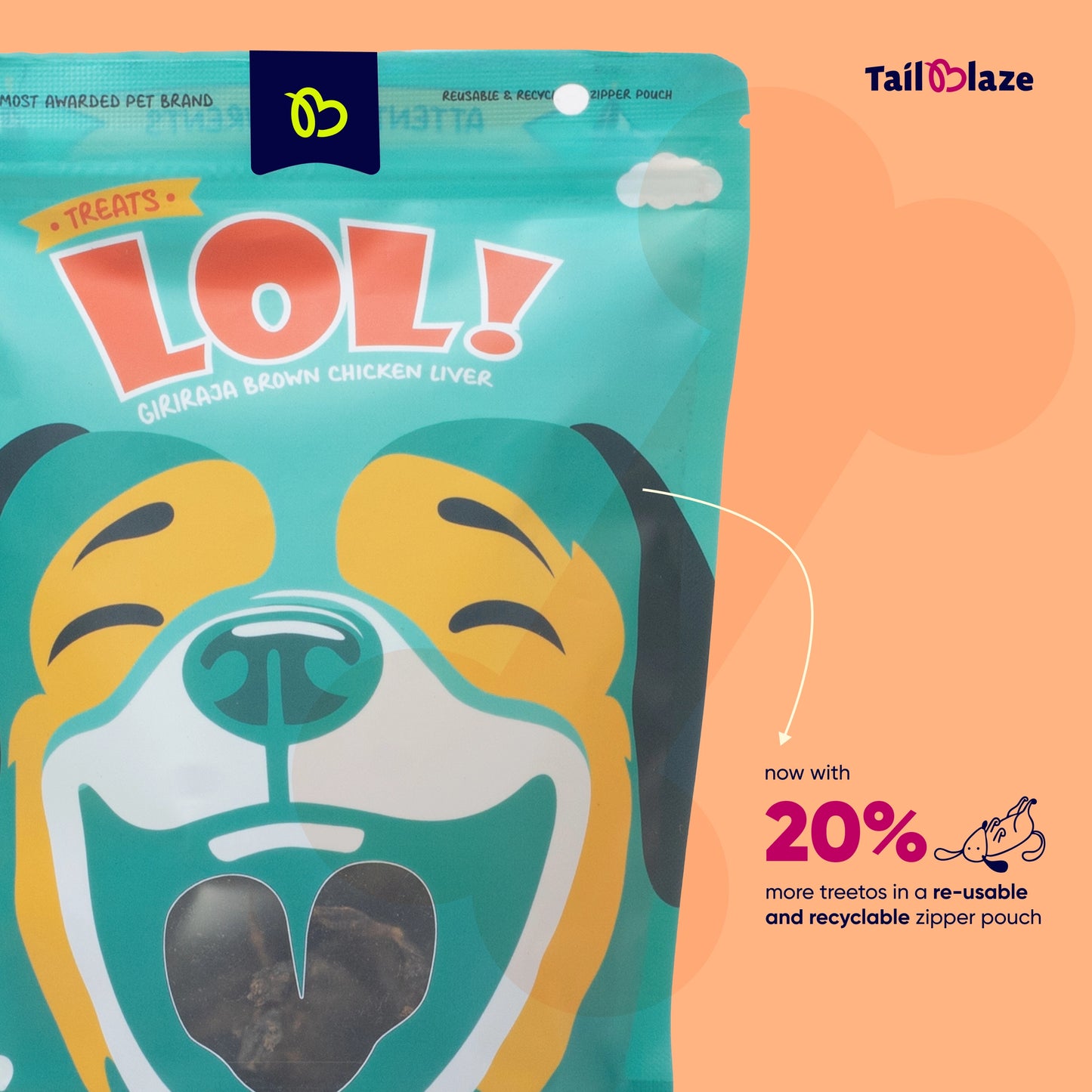 TailBlaze LOL! Training Treats | Small Size, High Success | Organic Dog Training Rewards