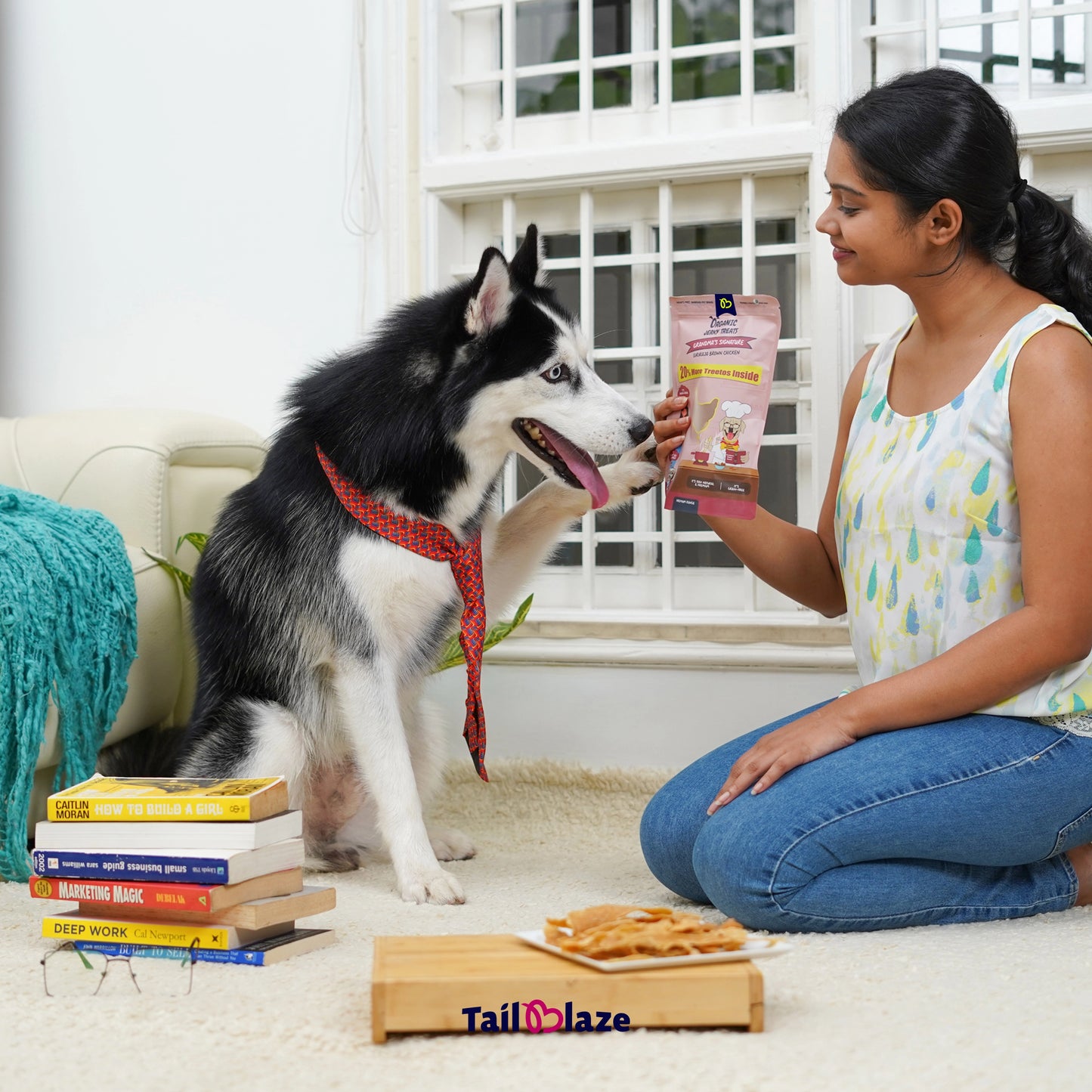 TailBlaze Grandma's Signature Muscle Treats | 100% Organic Chicken | Premium Protein Dog Treats