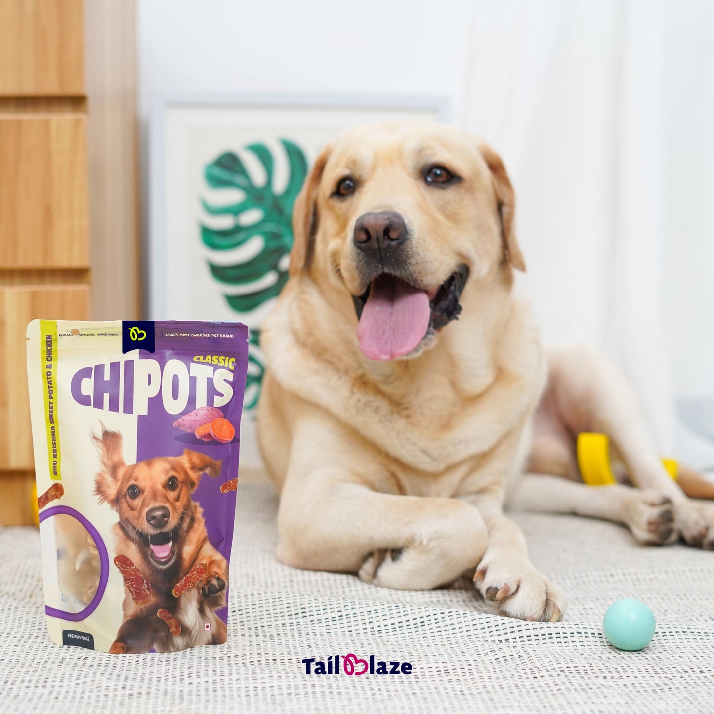 TailBlaze Chipots Dental Care Treats | Fresh Breath & Clean Teeth | Organic Dental Dog Treats