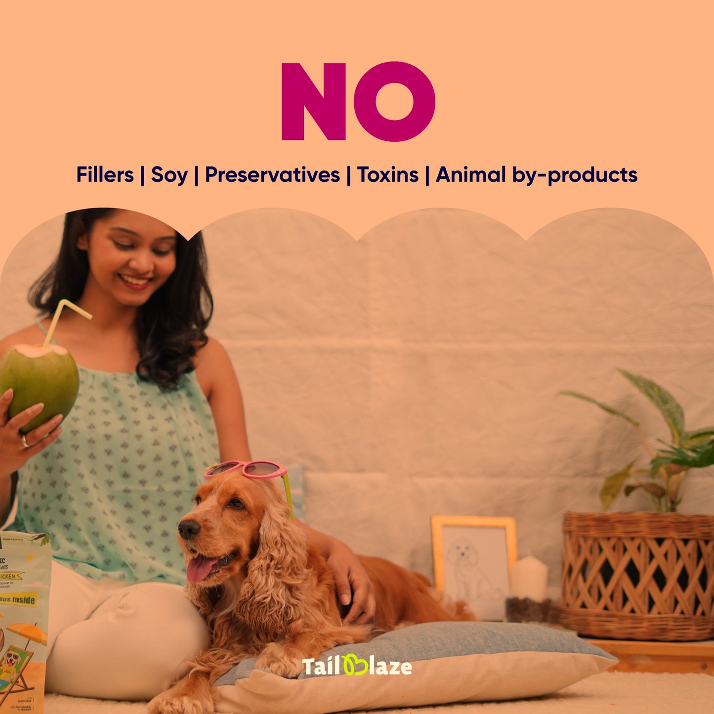 TailBlaze Cocool Calming & Skin Care Treats | Anti-Anxiety & Coat Health | Organic Dog Treats