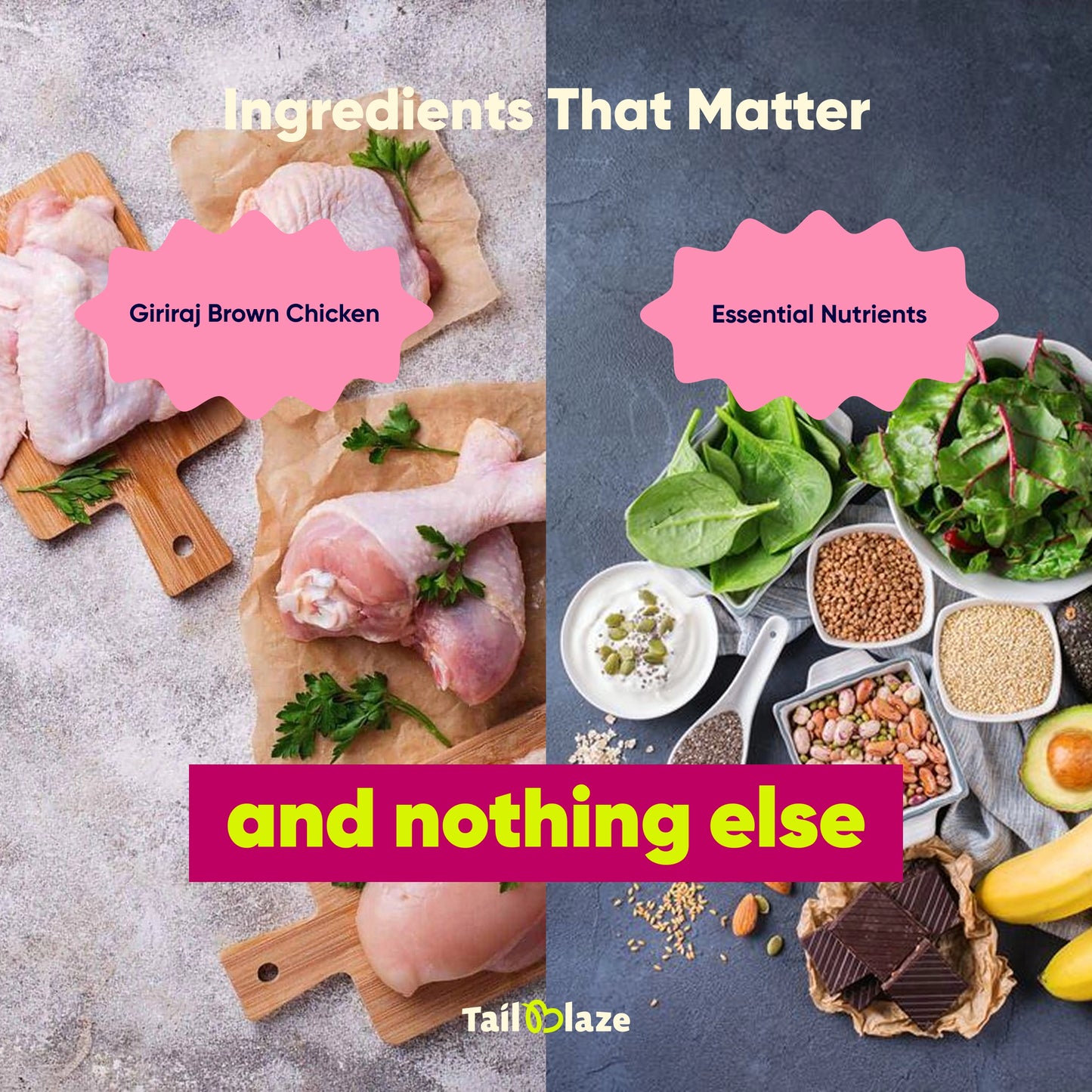 TailBlaze Grandma's Signature Muscle Treats | 100% Organic Chicken | Premium Protein Dog Treats