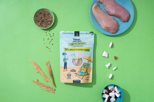 Cocool Chicken: Chicken, Coconut & Hemp Jerky Treats for Dogs