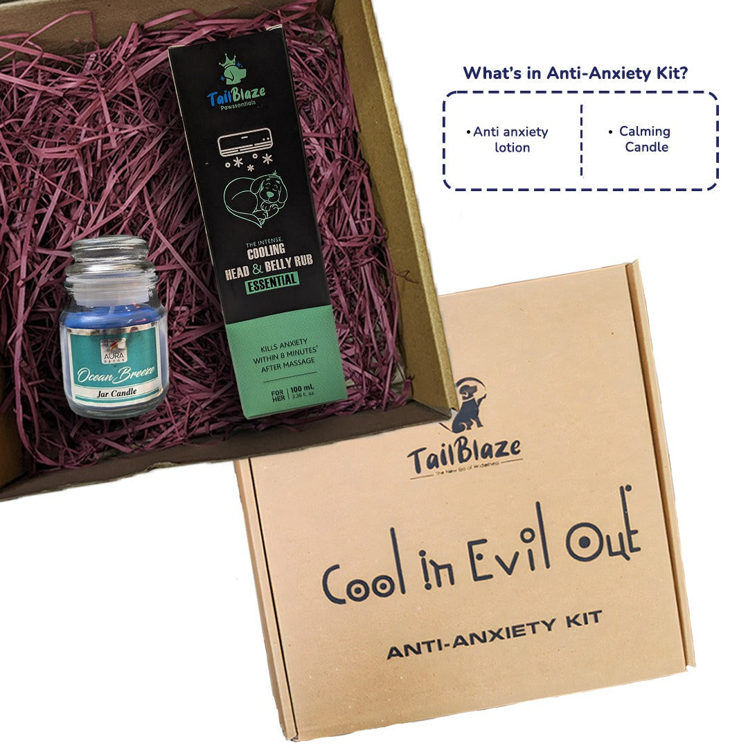 Cool IN Evil OUT - Anti Anxiety Kit for Dogs - Premium Anti Anxiety Kit from TailBlaze - Just Rs. 498! Shop now at TailBlaze