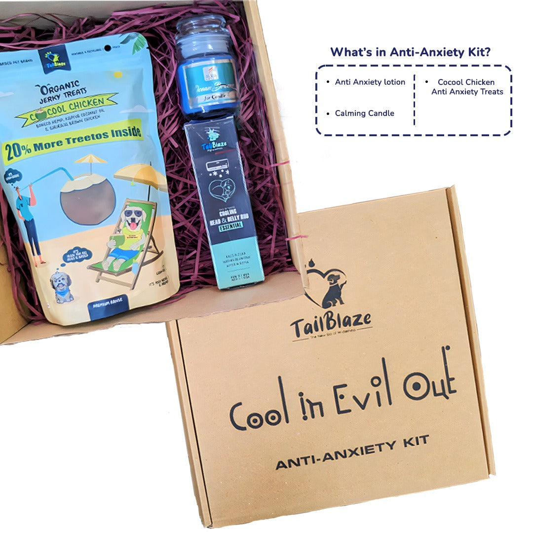 Cool IN Evil OUT - Anti Anxiety Kit for Dogs - Premium Anti Anxiety Kit from TailBlaze - Just Rs. 498! Shop now at TailBlaze