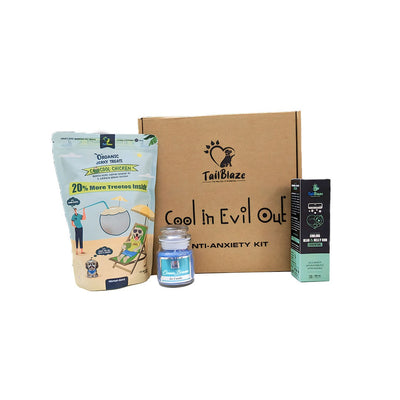 Cool IN Evil OUT - Anti Anxiety Kit for Dogs - Premium Anti Anxiety Kit from TailBlaze - Just Rs. 498! Shop now at TailBlaze