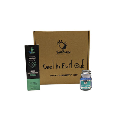 Cool IN Evil OUT - Anti Anxiety Kit for Dogs - Premium Anti Anxiety Kit from TailBlaze - Just Rs. 498! Shop now at TailBlaze