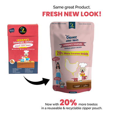 Grandma's Signature Chicken Jerky Treats for Dogs | 20% Extra Free - Premium  from TailBlaze - Just Rs. 339! Shop now at TailBlaze