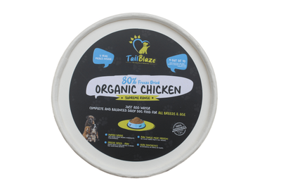 Organic 3 Trial Meals (80% Chicken + 20% Fruits & Veggies) - Premium  from TailBlaze - Just Rs. 99! Shop now at TailBlaze